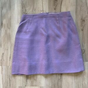 Vintage 1960s purple mini skirt with zipper and pockets Bobbie Brooks